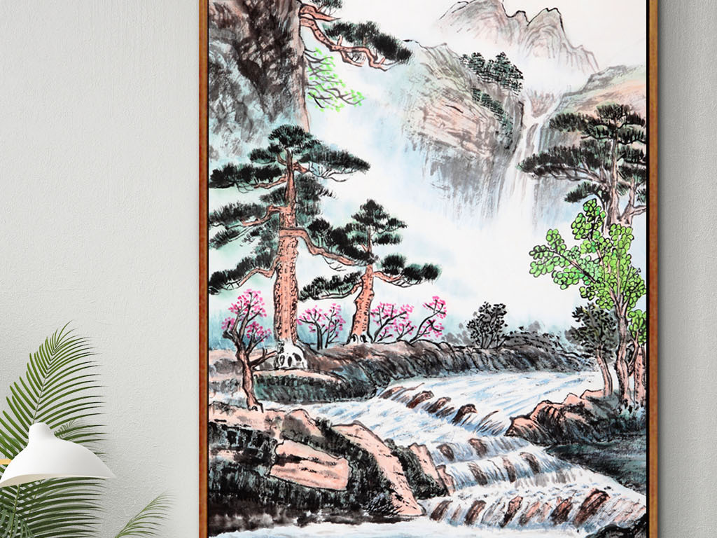 我图网提供精品流行国画景观山水画装饰画无框画素材下载,作品模板源文件可以编辑替换,设计作品简介: 国画景观山水画装饰画无框画 位图, RGB格式高清大图,使用软件为 Photoshop CS5(.tif不分层)