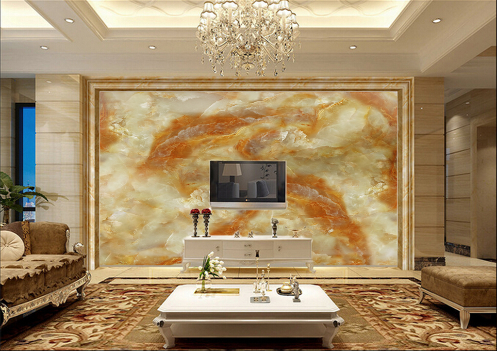 高档玉石大理石背景墙