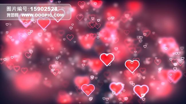 情人节高清视频片头LED舞台背景图片设计素材