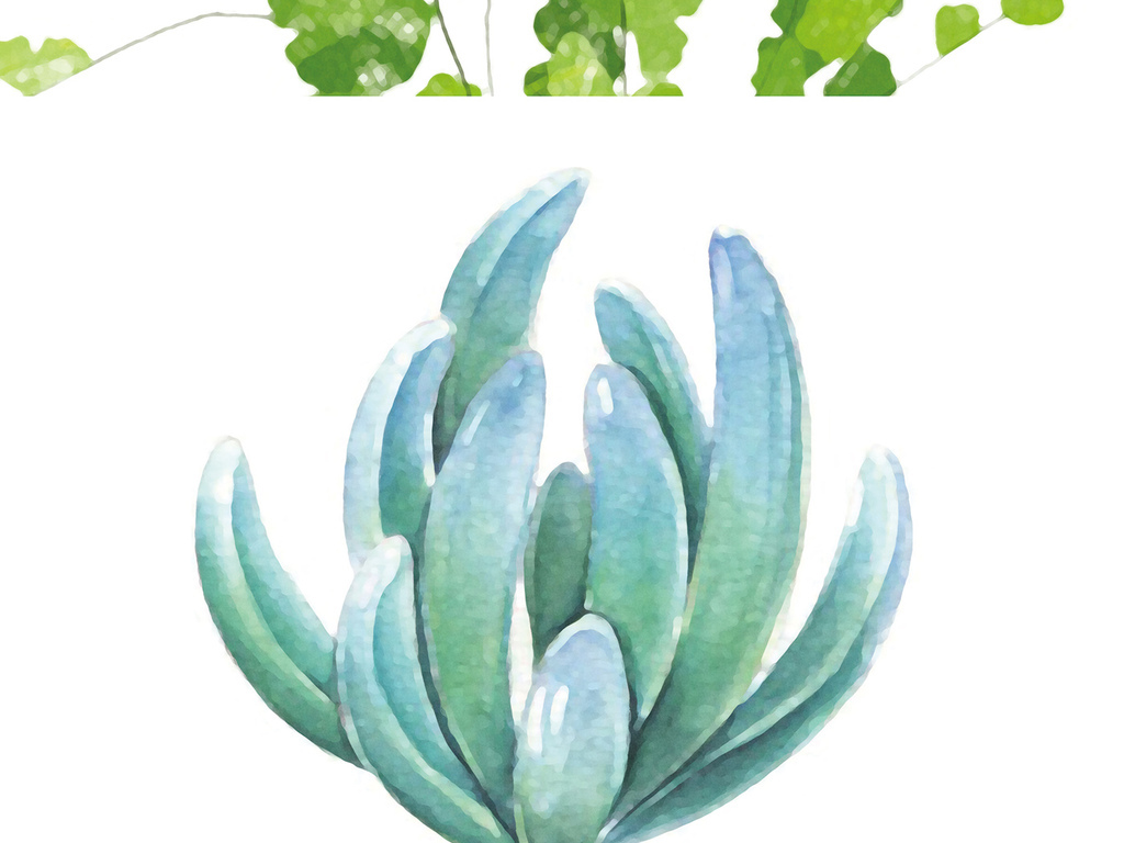 背景墙|装饰画 无框画 植物花卉无框画 > 北欧简约小清新植物叶子无框图片
