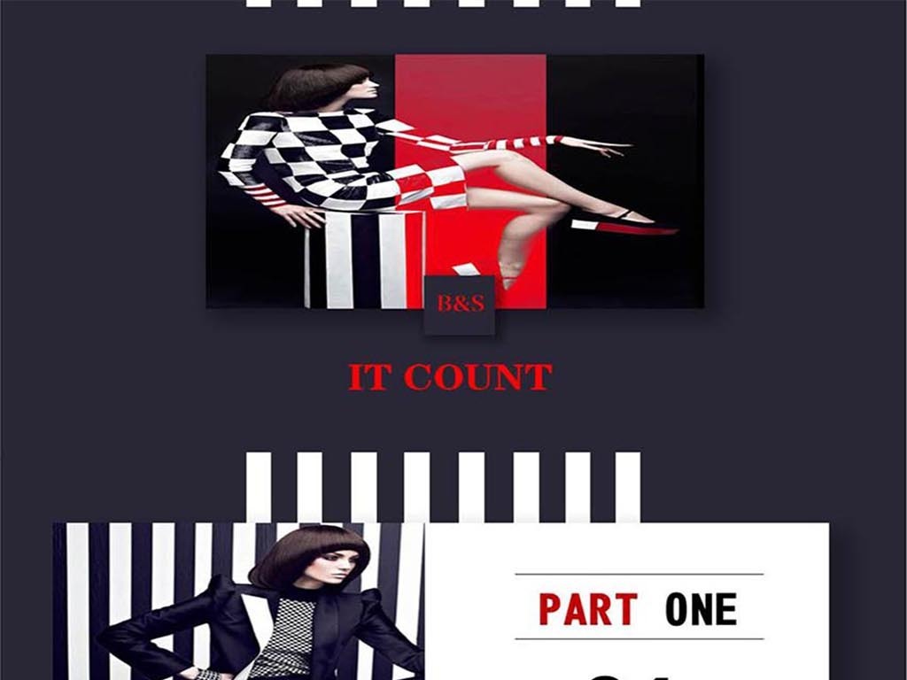 创意高端顶级时装服装秀品牌服装时装ppt模板图片