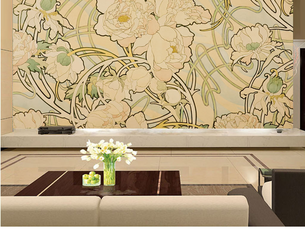 发背景墙画手绘油画欧选什么牌子好 同款好推