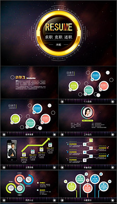 个人晋升PPT模板_个人晋升PPT模板素材下载