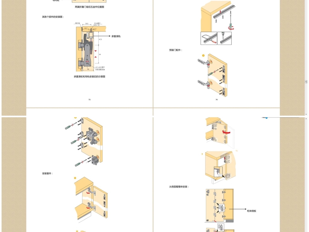 全木饰面柜类墙裙板技术安装培训手册PDF