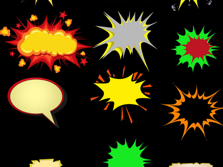 综艺字幕综艺节目字体效果对话框标签(图片编