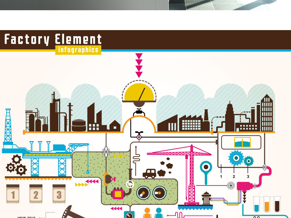 工业元素实验仪器矢量图|工业元素实验仪器矢