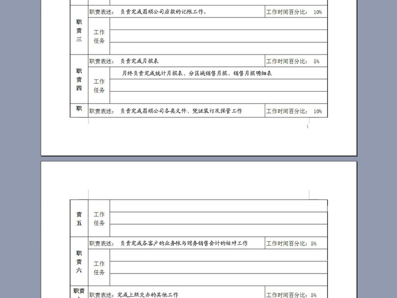 工艺统计员职务说明书(图片编号:15952195)_岗