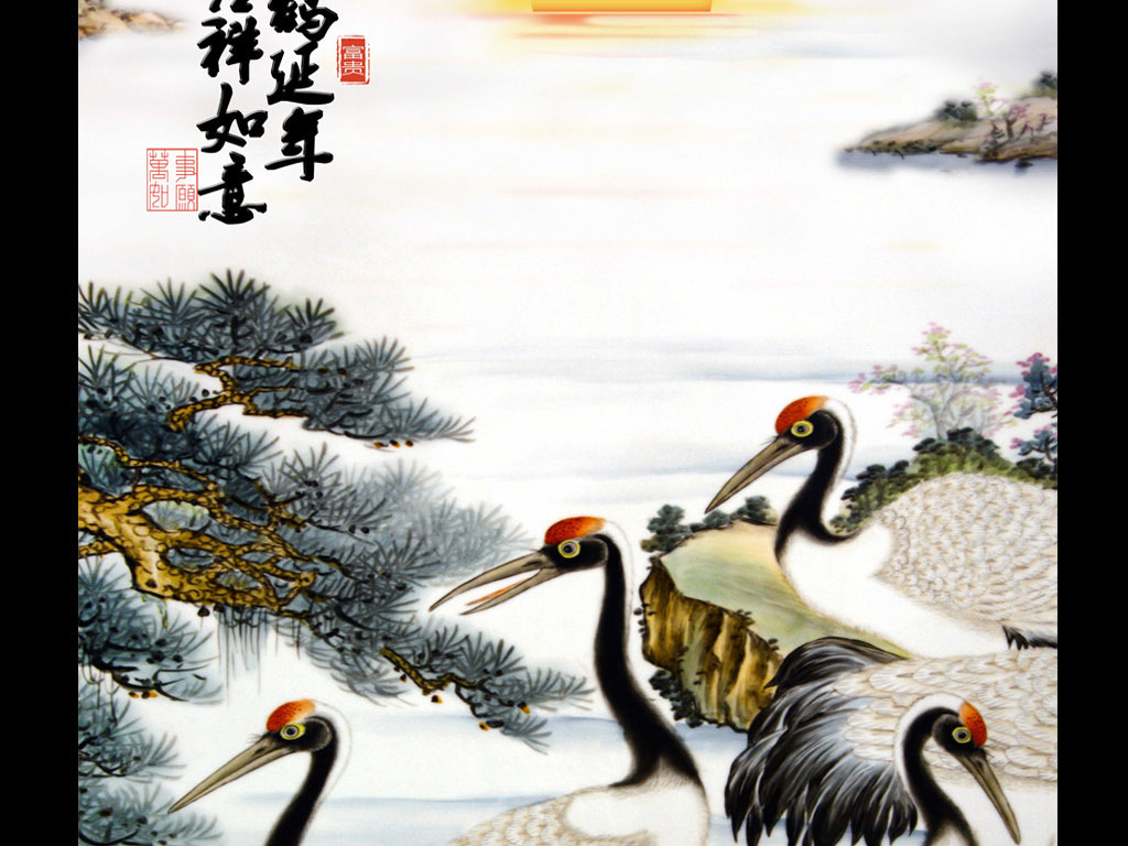 【本作品下载内容为:"高清松鹤延年工笔国画玄关背景装饰画"模板,其他内容仅为参考,如需印刷成实物请先认真校稿,避免造成不必要的经济损失。】 【声明】未经权利人许可,任何人不得随意使用本网站的原创作品(含预览图),否则将按照我国著作权法的相关规定被要求承担最高达50万元人民币的赔偿责任。