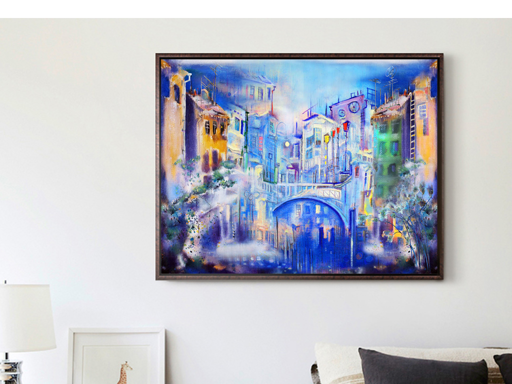 现代 简约 家居 家庭 工装 高清 画芯 客厅 餐厅 卧室 室内 欧式 北欧 欧美 艺术 床头 高端 抽象 意象 酒店 酒吧 KTV 会所 包厢 时尚 淡雅 装修 城市 蓝色 城市建筑 街道 手绘建筑 手绘城市 城市街道 手绘街道 手绘城市建筑 蓝色建筑 城市蓝色