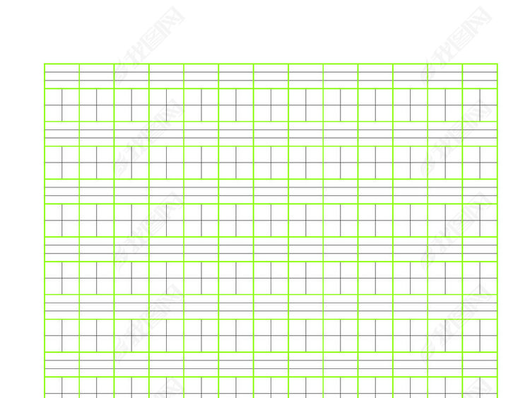 拼音田字格A4纸图片下载xls素材-其他文档