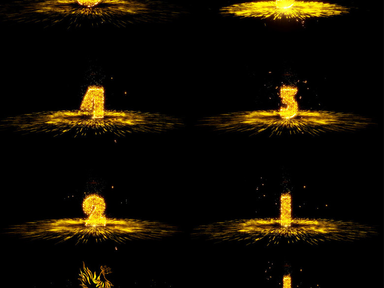 年会震撼片头倒计时PPT模板(图片编号:15970
