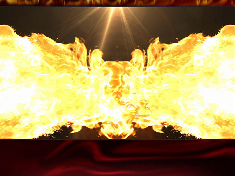 震撼火焰文字军队武警消防宣传片视频ae(图片