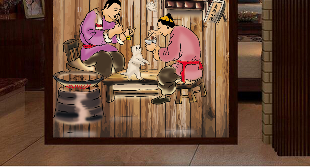 壁画 手绘人物 传统美食 民族 民俗小吃 风俗面馆 拉面背景墙 饭馆 兰州拉面 饭馆广告 牛肉拉面 饭馆招牌 工装背景墙 工装玄关 木板 3D背景 古典背景 饭店 工装 木板背景 面馆 饭店背景 饭店古典 面馆背景 工装背景