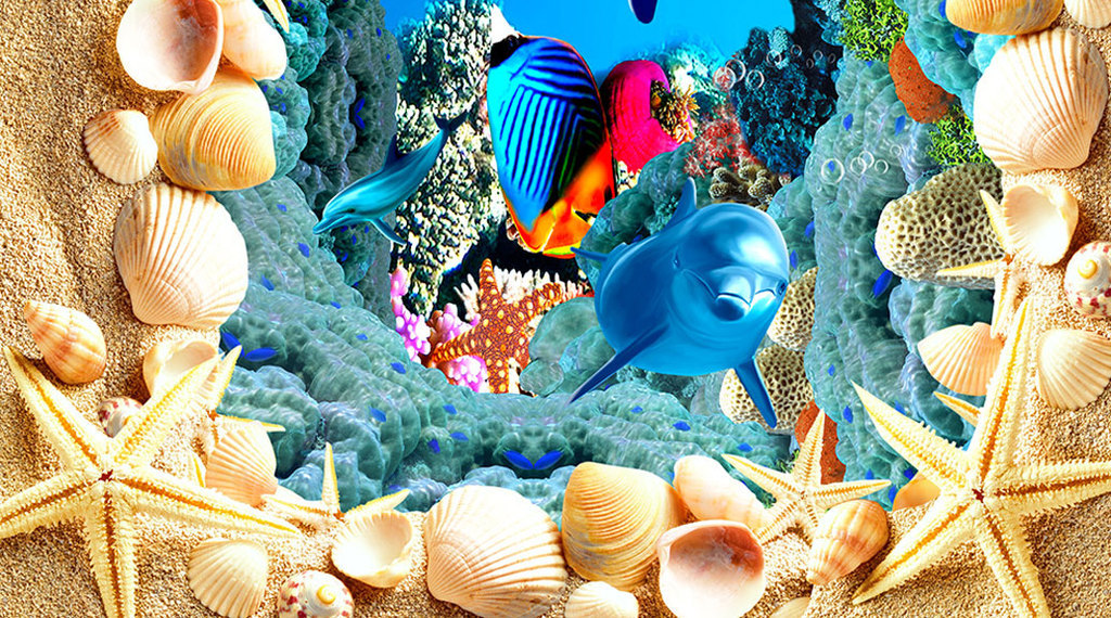 我图网提供精品流行沙滩海洋立体地砖地画素材下载,作品模板源文件可以编辑替换,设计作品简介: 沙滩海洋立体地砖地画 位图, RGB格式高清大图,使用软件为 Photoshop CS6(.psd) 3D立体画 3D地贴