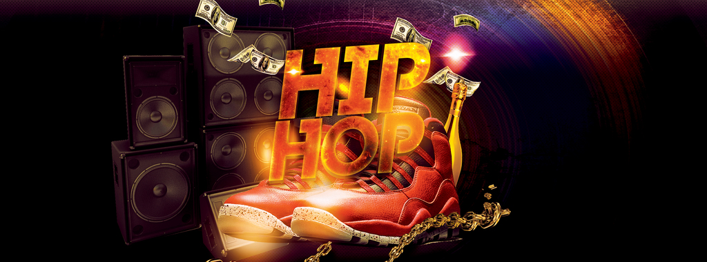 炫酷嘻哈闪耀星光潮流街舞饶舌说唱宣传海报