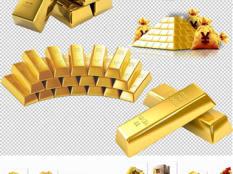 金色黄金金钻海报PNG素材(图片编号:159936