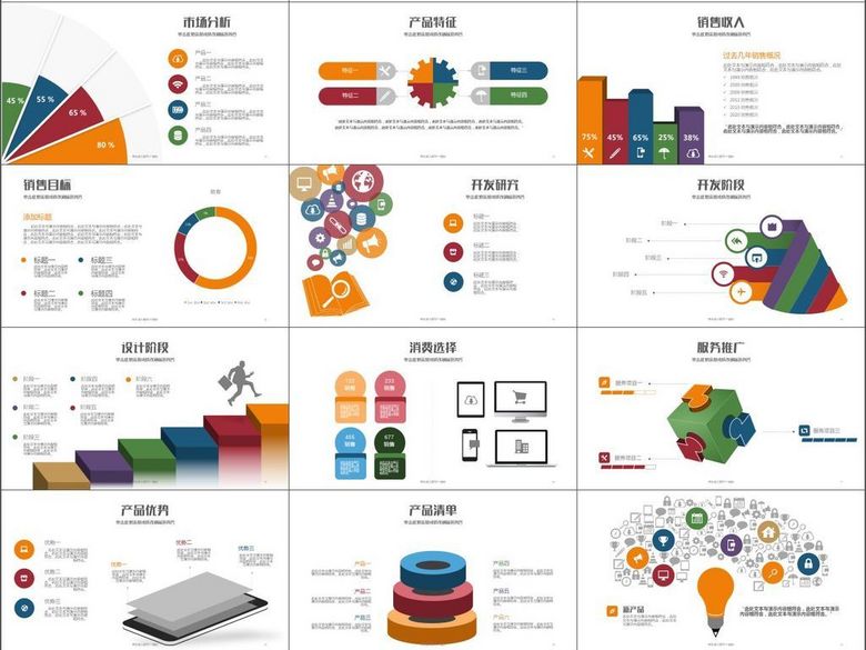 企业成功案例项目产品报告工作总结汇报(图片
