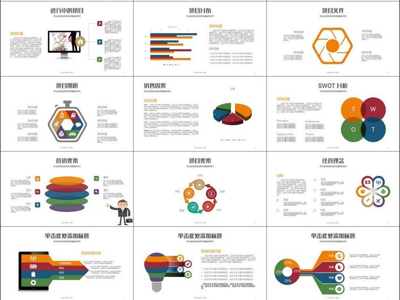 企业成功案例项目产品报告工作总结汇报(图片