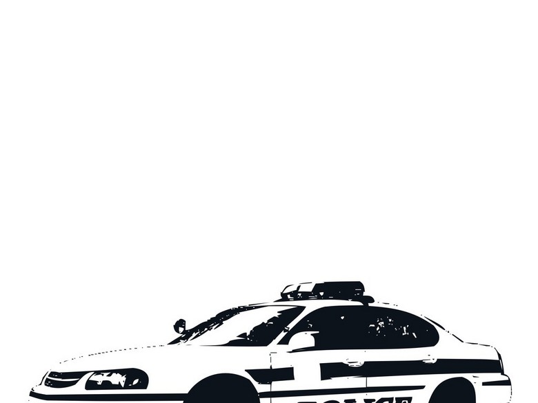 交通工具汽车简笔画卡车轿车生活元素警车(图