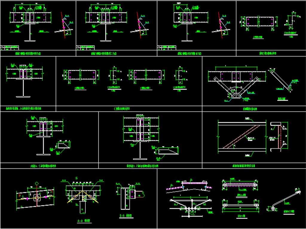 某烟草公司仓储物流钢结构CAD设计图