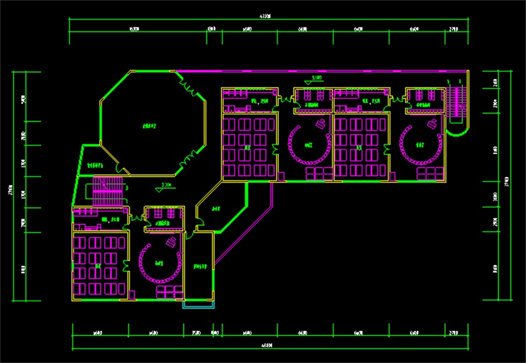 幼儿园cad平面图