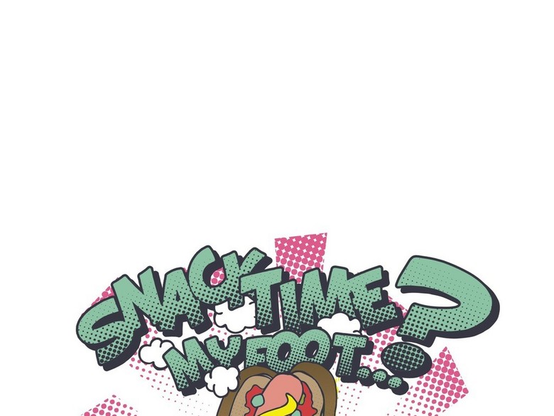 汉堡热狗卡通图案抱枕图案英文字体(图片编号