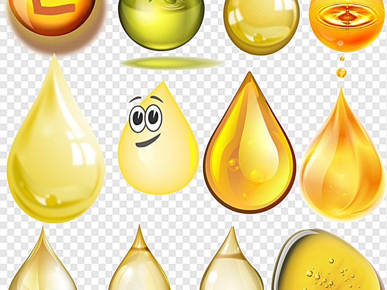 油滴水滴一滴精油金色油滴图片(图片编号:160