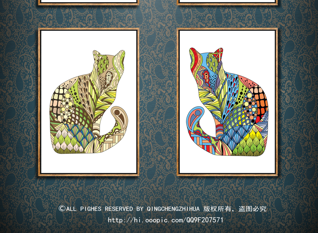 【本作品下载内容为:"猫咪小猫北欧简约装饰画"模板,其他内容仅为参考,如需印刷成实物请先认真校稿,避免造成不必要的经济损失。】 【声明】未经权利人许可,任何人不得随意使用本网站的原创作品(含预览图),否则将按照我国著作权法的相关规定被要求承担最高达50万元人民币的赔偿责任。