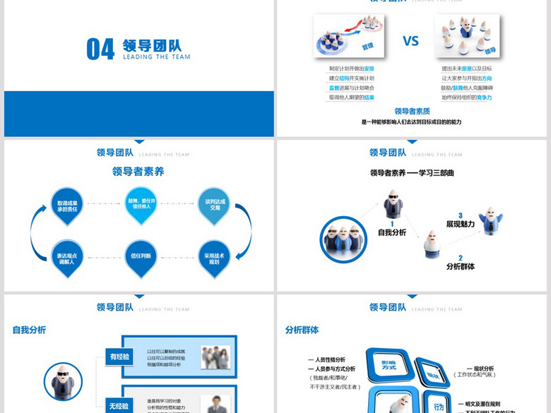 团队建设与管理培训ppt模板(图片编号:160394
