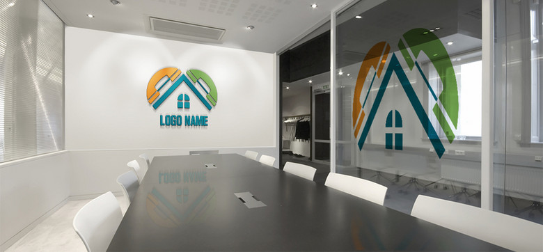 房地产建筑物业公司中介咨询LOGO标志(图片