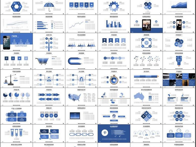 团队介绍数据销售营销案例工作总结汇报(图片