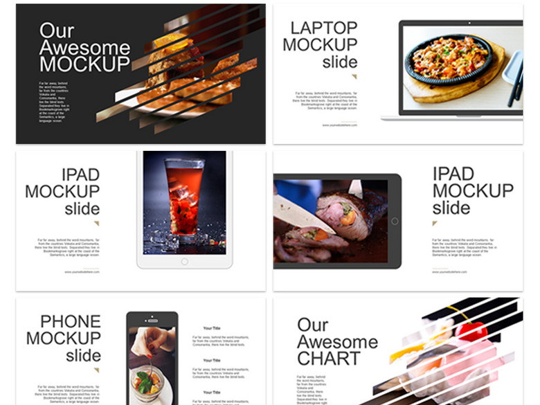 美食烹饪西餐品牌介绍PPT模板(图片编号:160