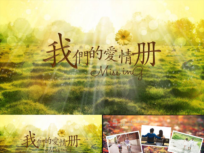 纪念册记录薄PPT模板(图片编号:16052404)_演讲稿