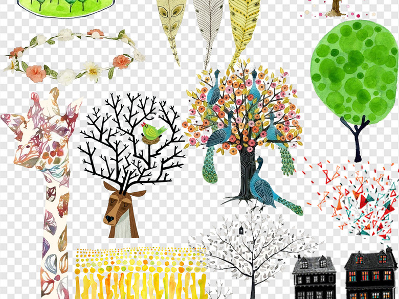 小报素材成长册子素材后期制作(图片编号:160