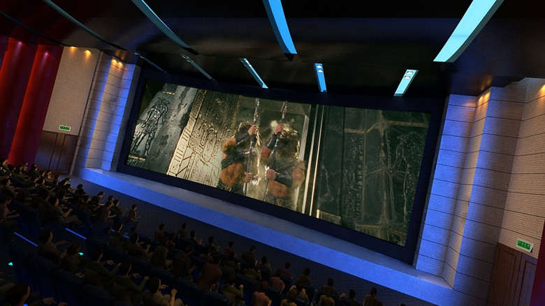 上海3D电影院3D动画模型模型完整贴图精细(图