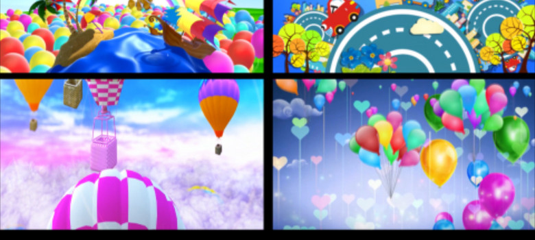 彩虹约定卡通LED视频背景(图片编号:1607240