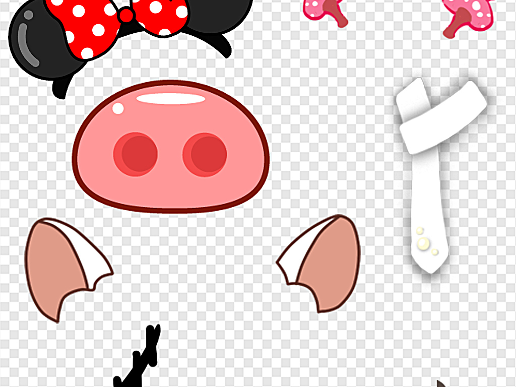 视频装饰弹幕文字搞笑文字卡通头饰装饰