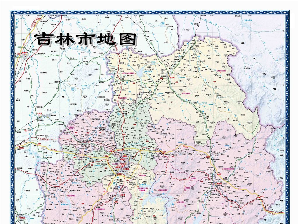 吉林市地图