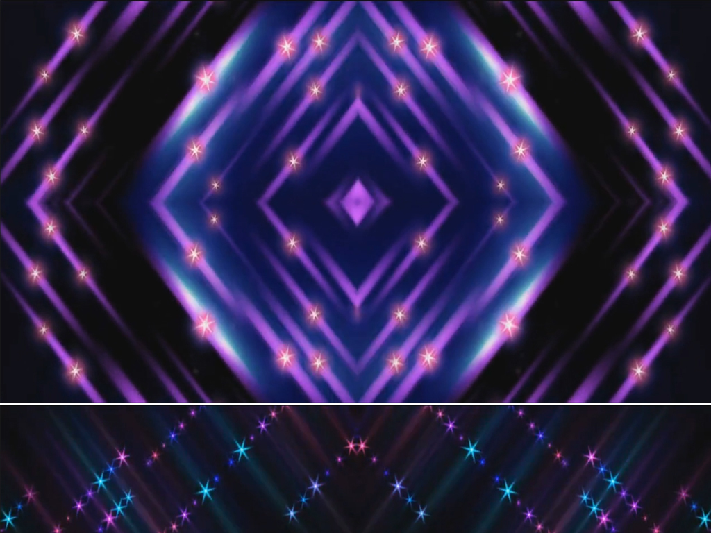 炫彩粒子动感舞台背景led视频