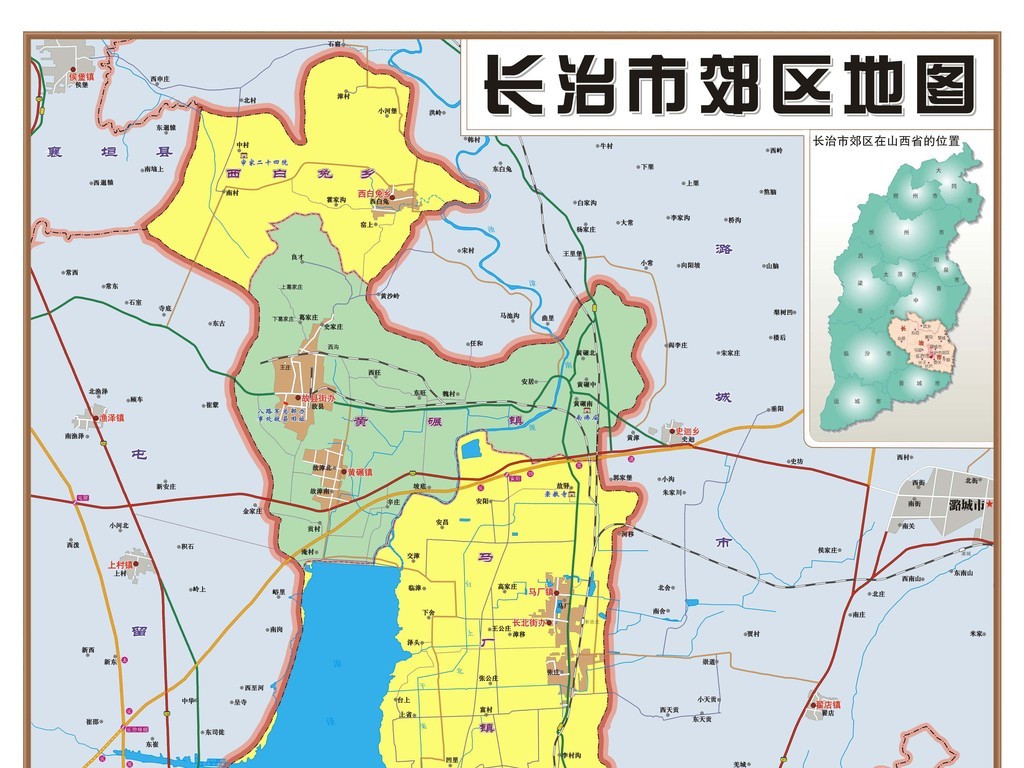 沁县高清地图