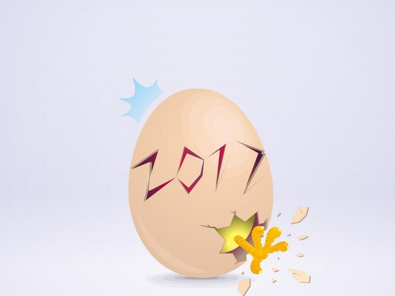 可爱卡通搞笑小鸡破壳小鸡出壳(图片编号:161