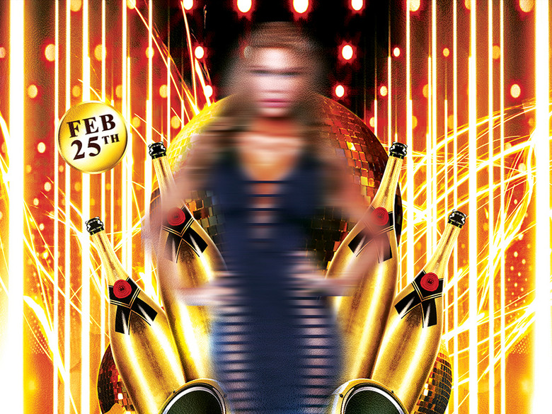 酒吧性感美女活动派对海报设计素材下载(图片