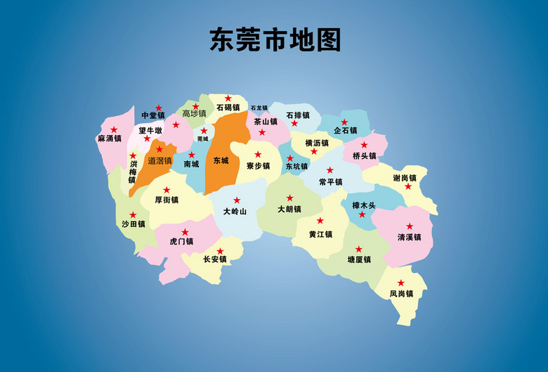 东莞市矢量地图(图片编号:16111609)_其他地图