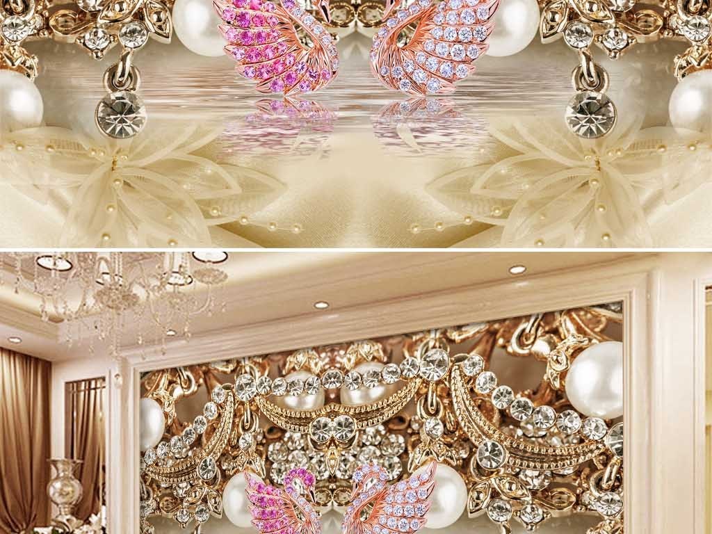 我图网提供精品流行3d立体奢华欧式天鹅珠宝花朵电视背景墙素材下载,作品模板源文件可以编辑替换,设计作品简介: 3d立体奢华欧式天鹅珠宝花朵电视背景墙 位图, RGB格式高清大图,使用软件为 Photoshop CS5(.psd) 新款简欧式客厅背景墙壁画 餐厅瓷砖画贴图 创意卧室主卧床头背景墙设计
