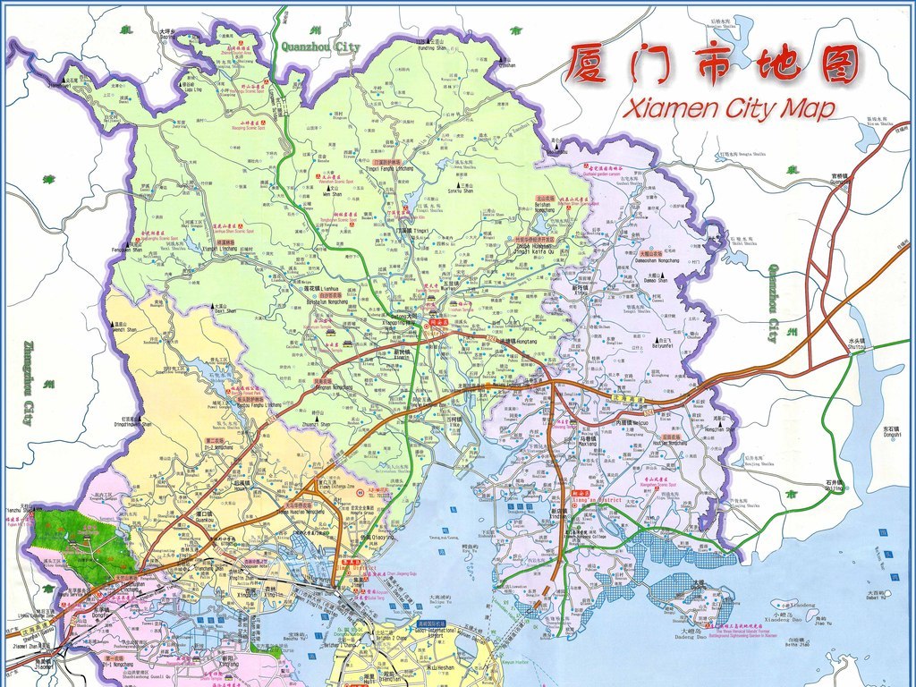 厦门市地图