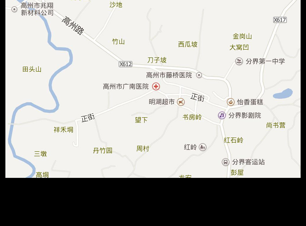 茂名高清地图