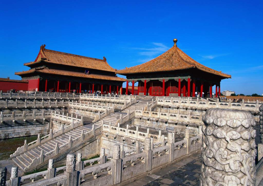 中国旅游胜地古代建筑故宫景观风光