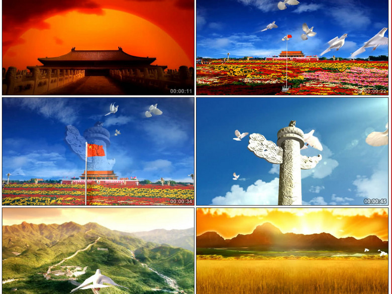 超越梦想一起飞LED背景高清视频素材(图片编