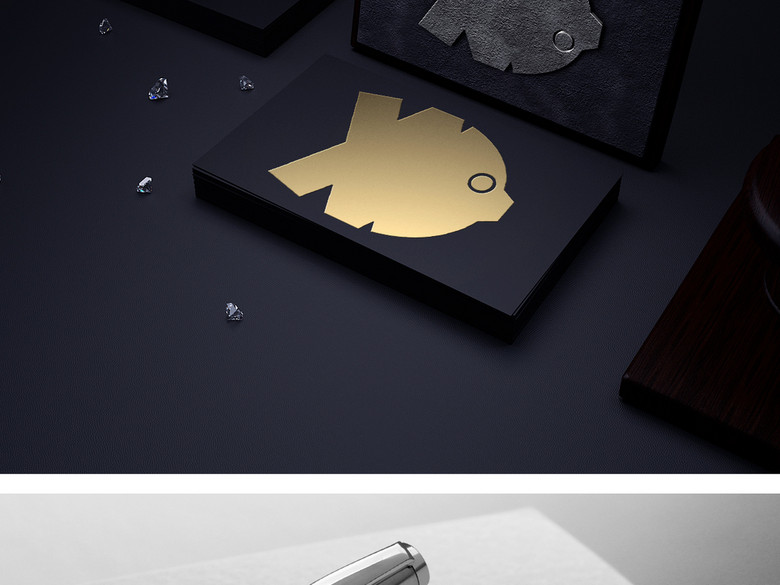 创意鱼logo标志男鞋男装箱包服饰配件(图片编