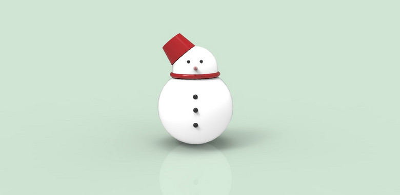 雪人3DMAX模型(图片编号:16152584)